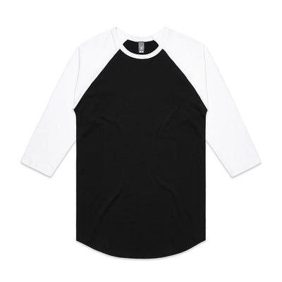 Raglan Tee 5012 - Black/White