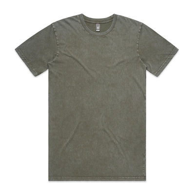 Staple Stone Wash Tee 5040 - Moss Stone