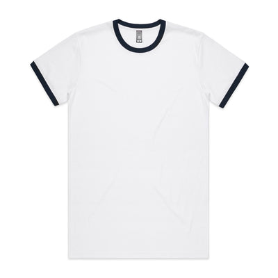 Staple Ringer Tee 5053 - White/Navy