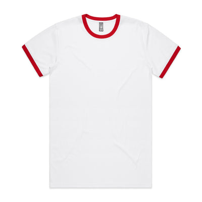 Staple Ringer Tee 5053 - White/Red