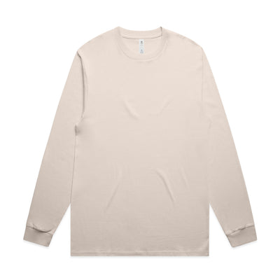 Block L/S Tee 5054 - Bone
