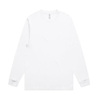Block L/S Tee 5054 - White