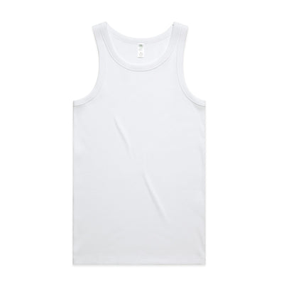 Organic Rib Singlet 5063G - White