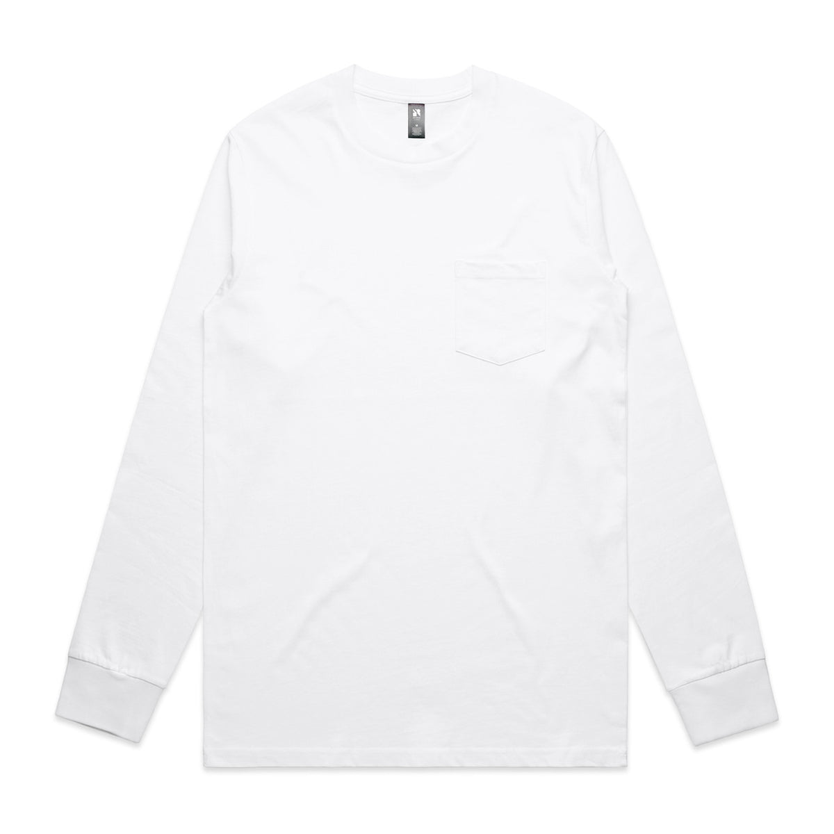 Classic Pocket L/S Tee 5072 - White