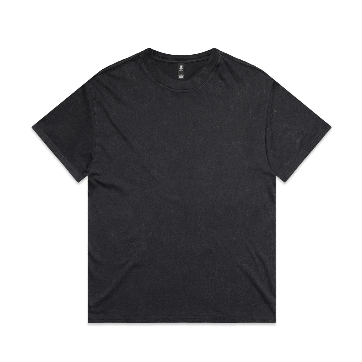Stone Wash Heavy Tee 5085 - Black Stone