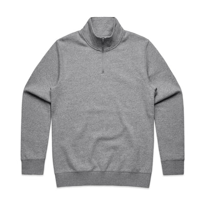 Stencil Half Zip Crew 5125 - Grey Marle