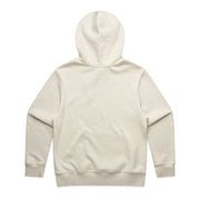 Beige hoodie on a white background