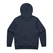 Navy blue hoodie on a white background