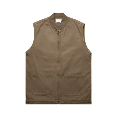 Canvas Heavy Vest 5528 - Walnut