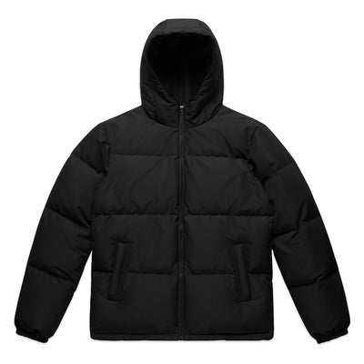 Hooded Puffer Jacket 5590 - Black