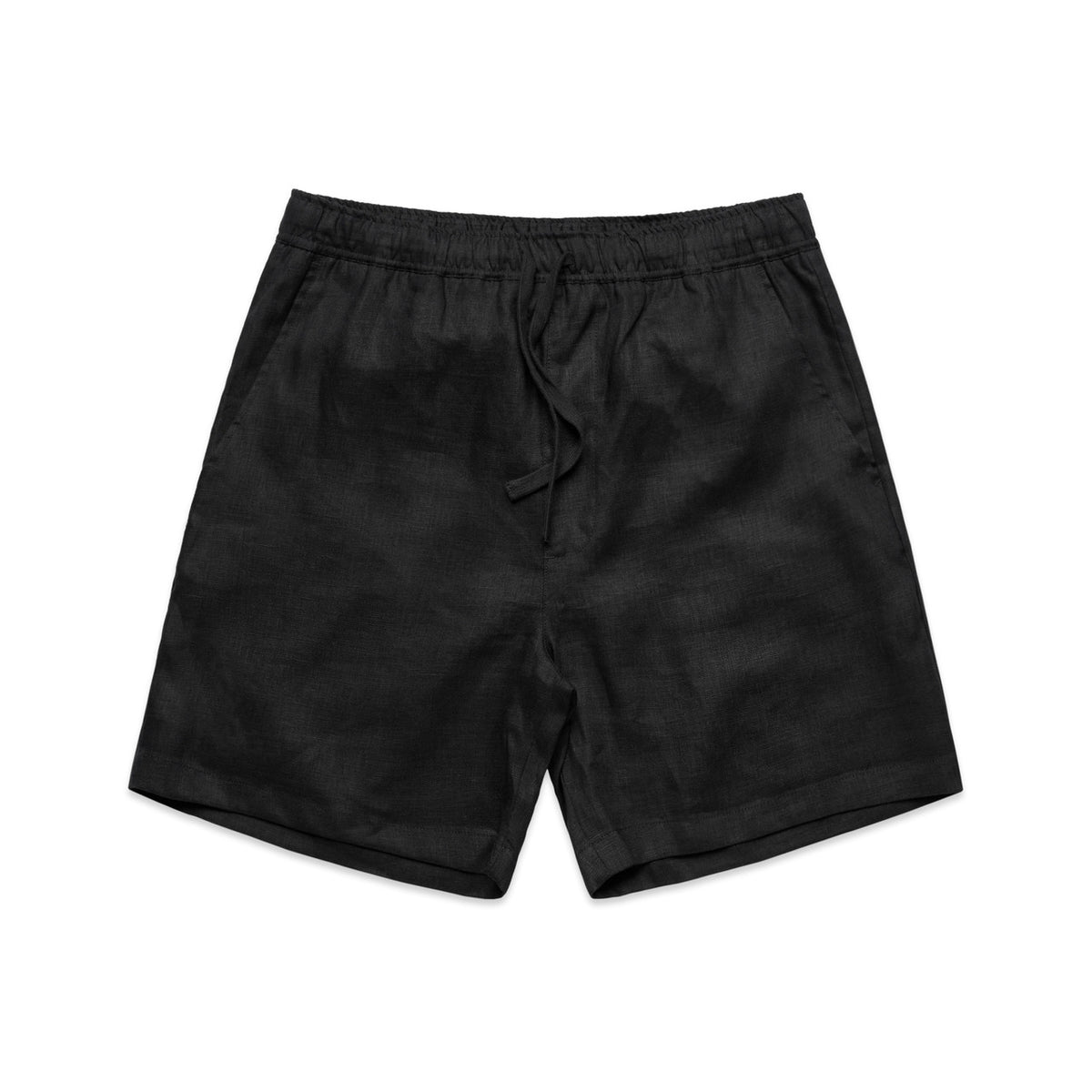 Linen Shorts 18" 5919 - Black