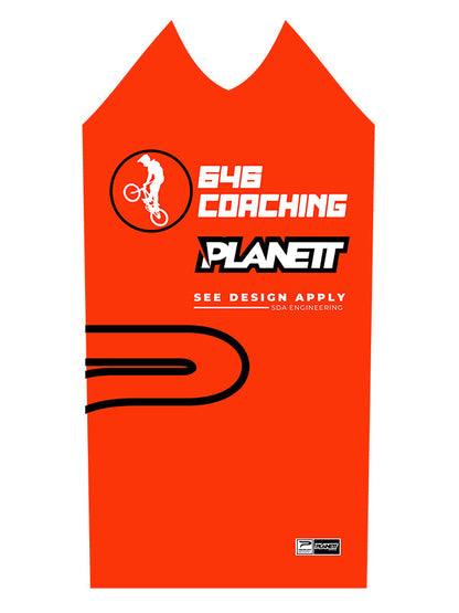 [CUSTOM] 646 Fitted Orange Jersey