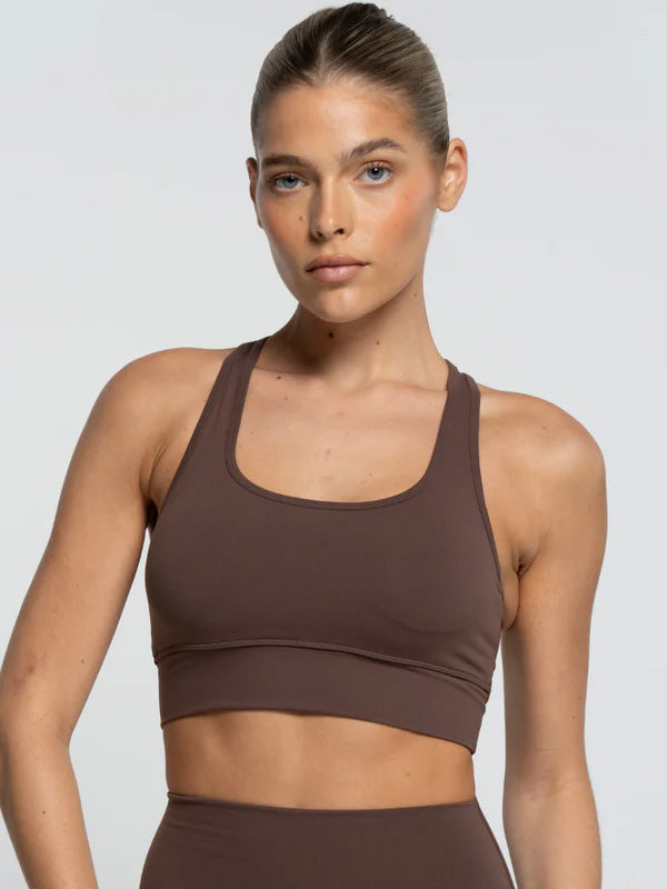 French Roast Racer Crop - Activewear