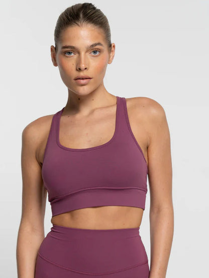 Merlot Racer Crop - Activewear