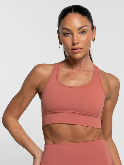 Terracotta Racer Crop - Activewear