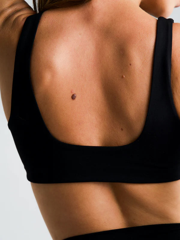 Onyx Square Neck Crop - Activewear