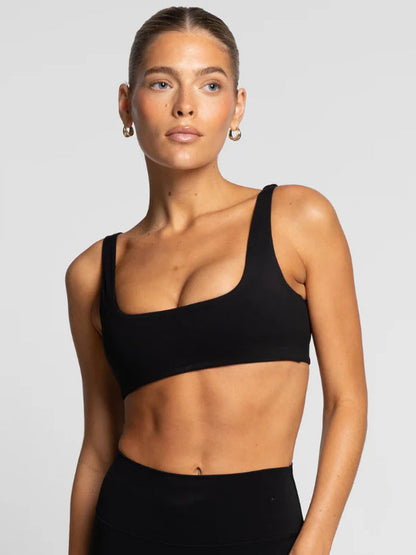 Onyx Square Neck Crop - Activewear