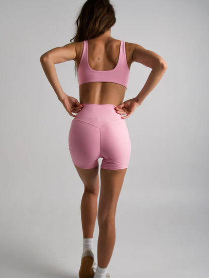 Pink Invicible Scrunch 2.0 Shorts - Activewear