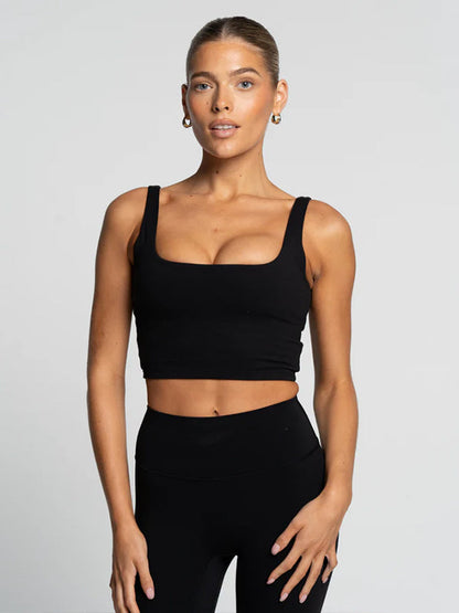 Onyx Square Neck Tank - Activewear