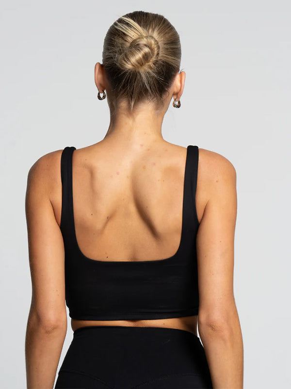 Onyx Square Neck Tank - Activewear