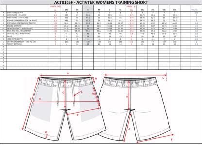 Wodonga Softball Ladies Shorts - Merchandise