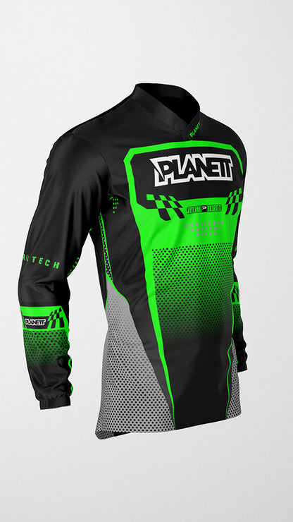 [CUSTOM] CRANK Jersey - Neon Lime / Y(XS)