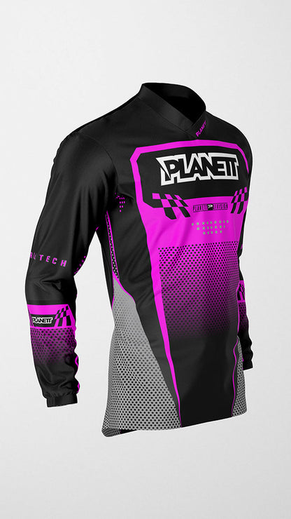 [CUSTOM] CRANK Jersey - Neon Pink / Y(XS)