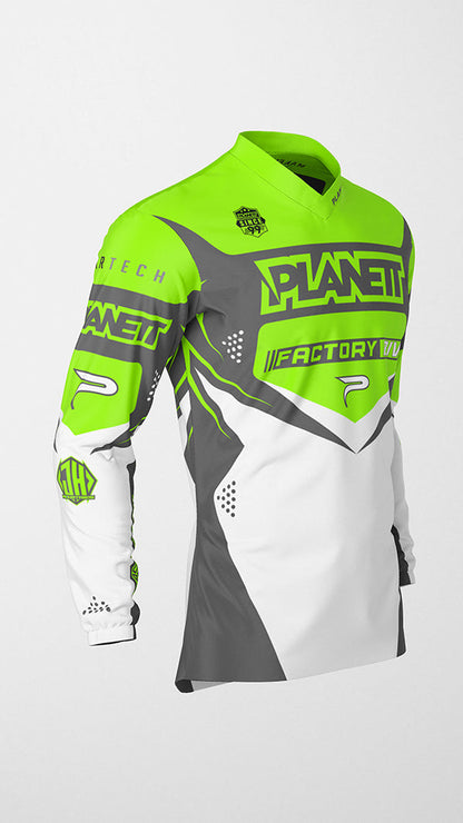 [CUSTOM] DAKAR Jersey - Neon Lime / Y(XS)