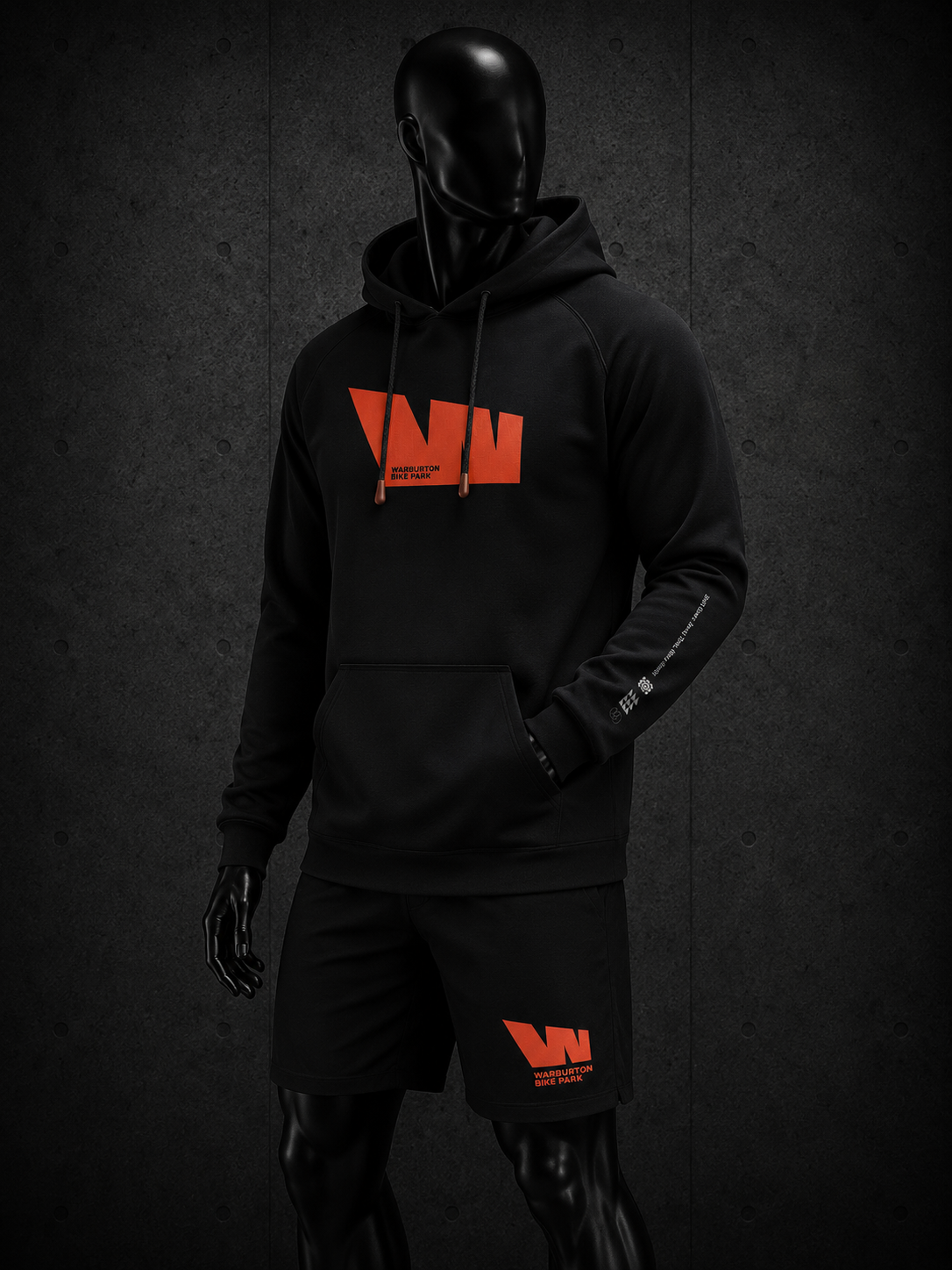 Warburton Bike Park H6 Adult Hoodie
