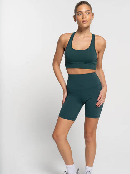 Sea Green Bike Short - Activewear