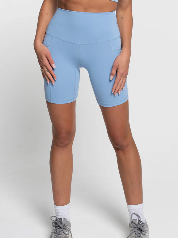 Sky Blue Bike Short - Activewear