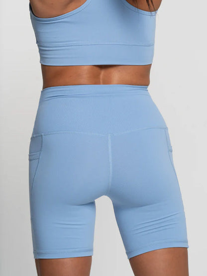 Sky Blue Bike Short - Activewear