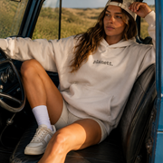 Bone Oversized Hoodie