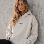 Bone Oversized Hoodie