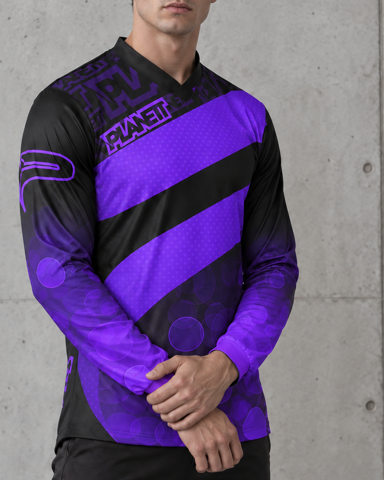 Bubbles Purple Jersey