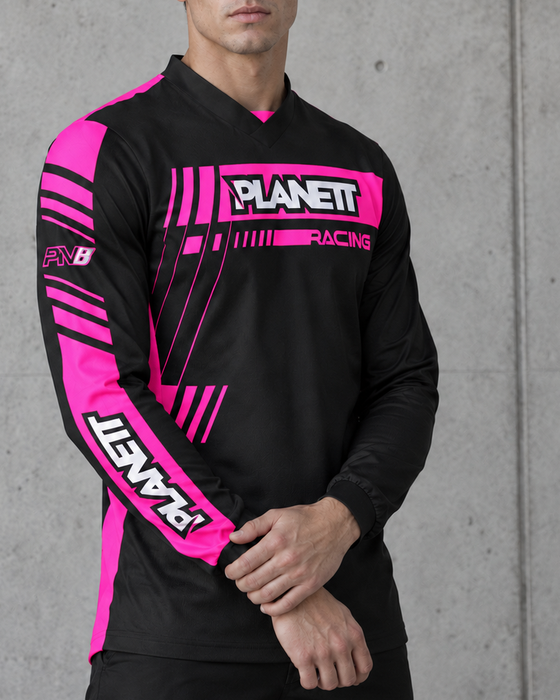 Adult Ride Jersey | Strobe Pink
