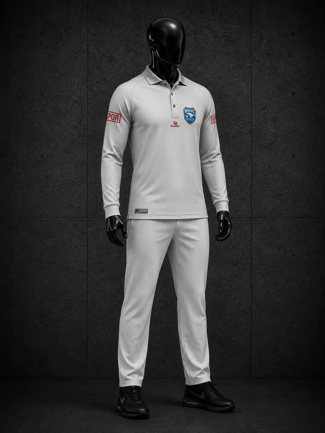 [CUSTOM] ERCC Seniors White LS Polo