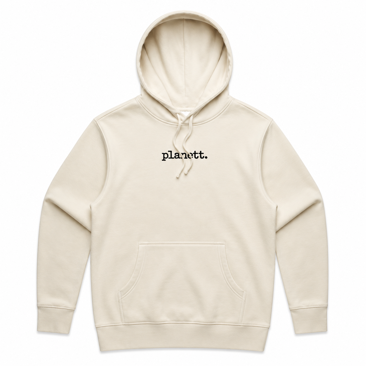 Ecru Oversized Heavy Hoodie