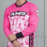 Adult Ride Jersey | Camo Pink