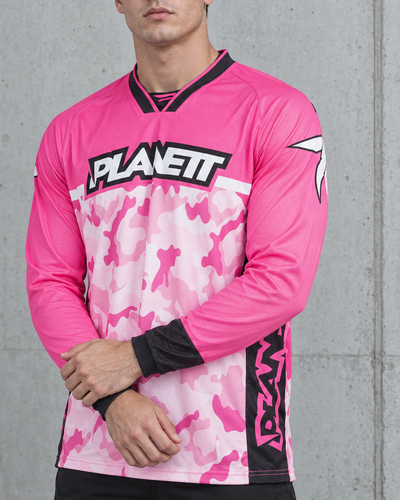 Adult Ride Jersey | Camo Pink
