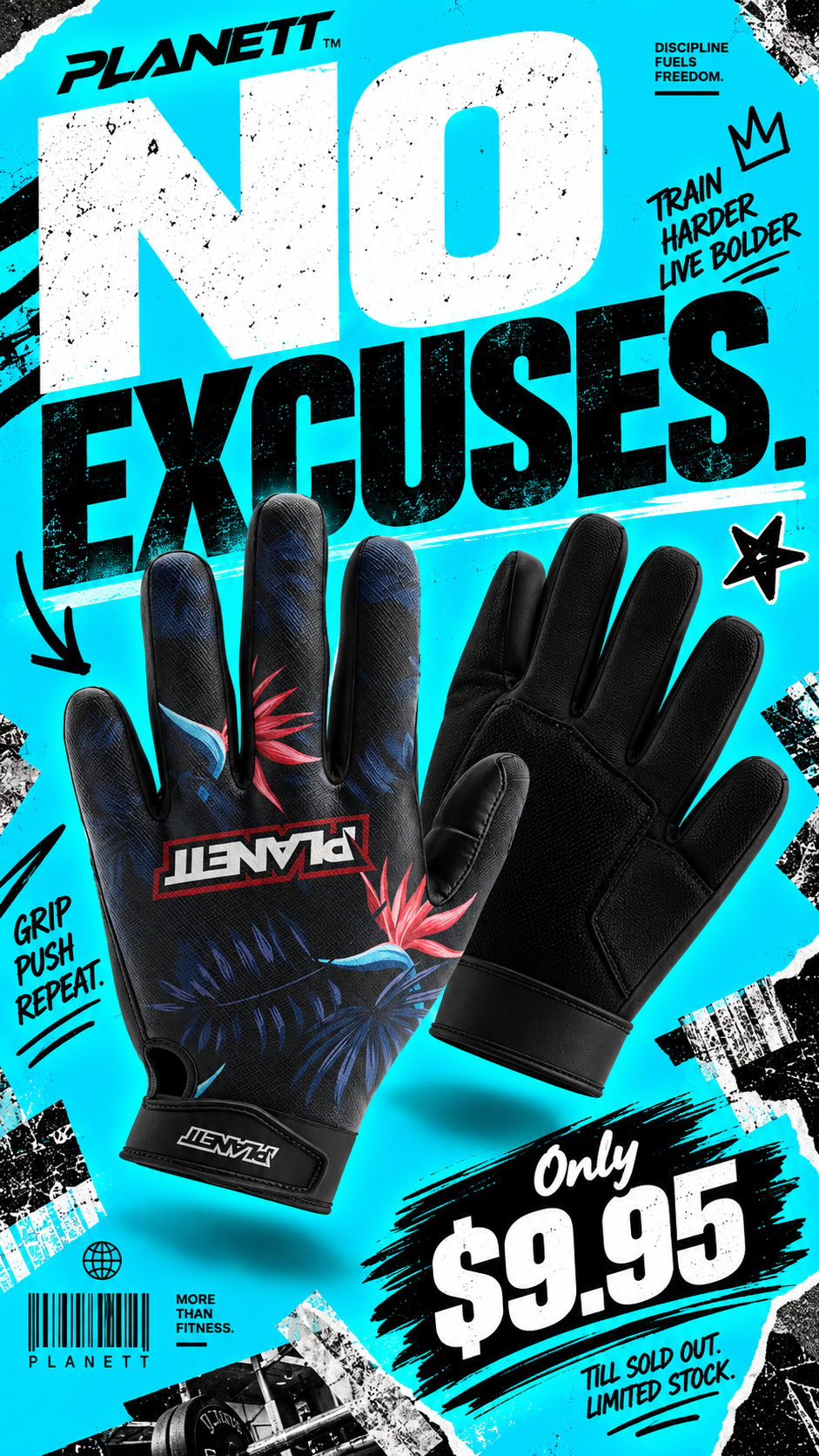 Tropical Ride Glove