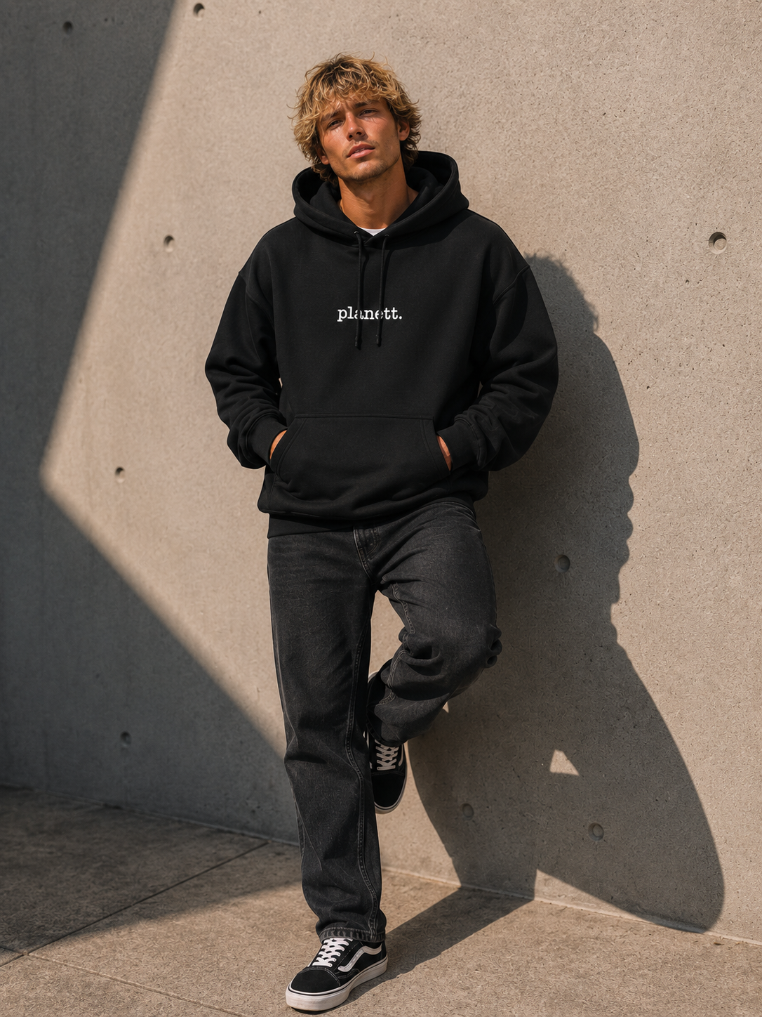 Black Oversized Heavy Hoodie