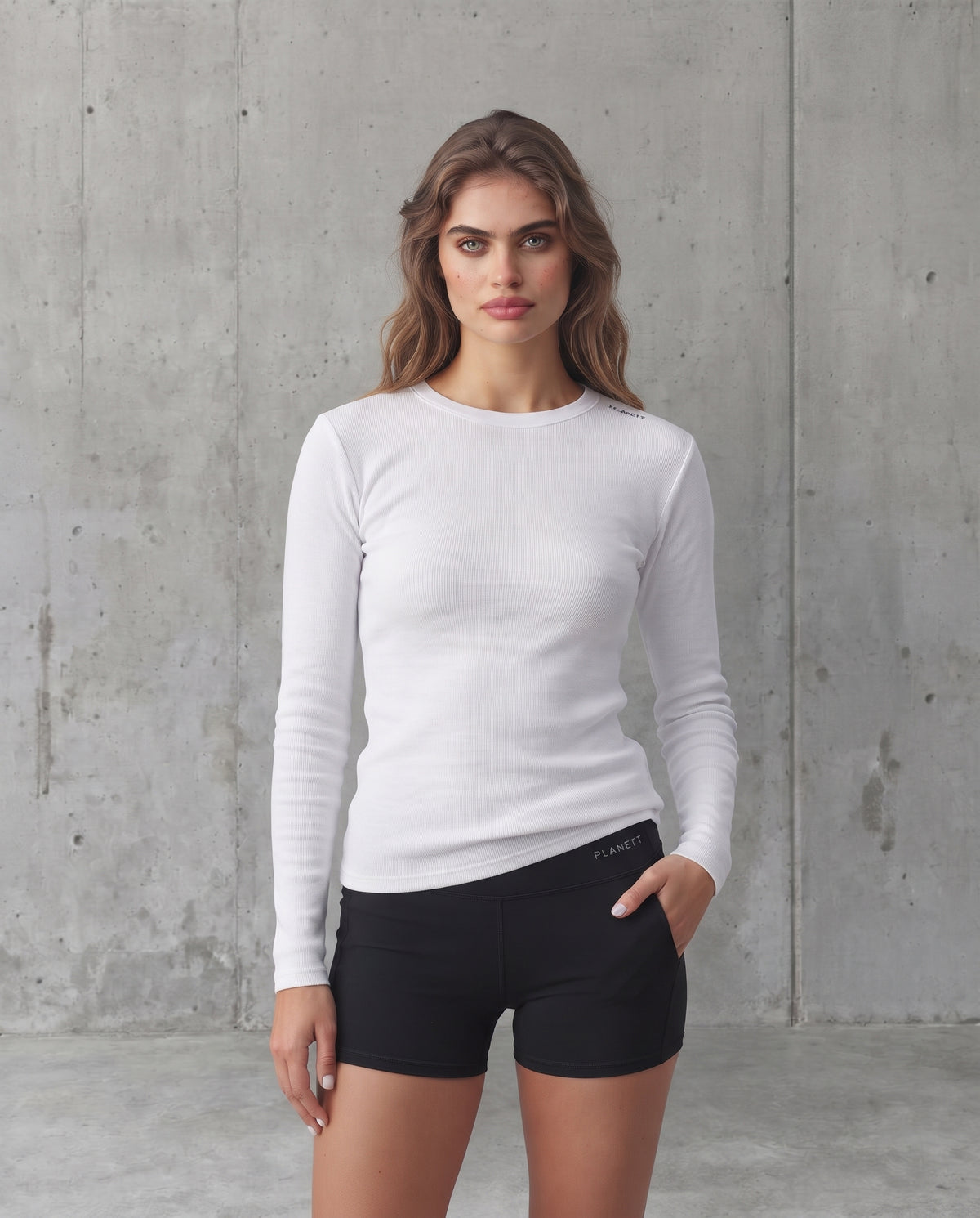 Organic Rib L/S Tee | Women