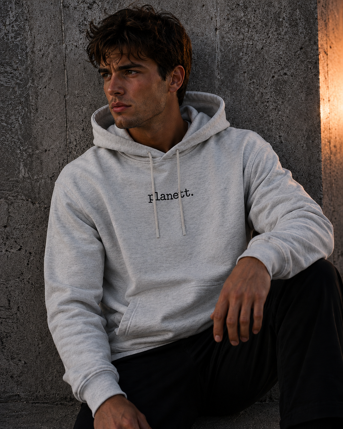 Grey Oversized Heavy Hoodie