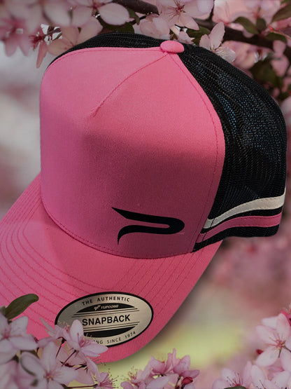 ALYSSA Trucker Cap - Bright Pink