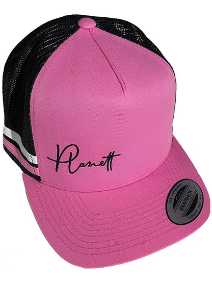 ALYSSA Trucker Cap - Bright Pink