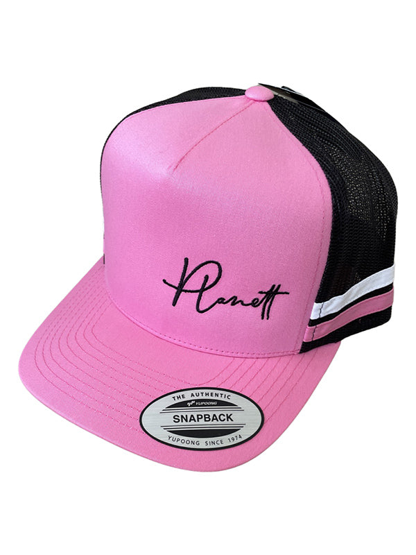 ALYSSA Trucker Cap - Bright Pink