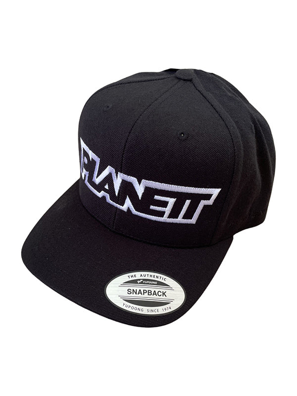 Planett Snapback Cap - Black