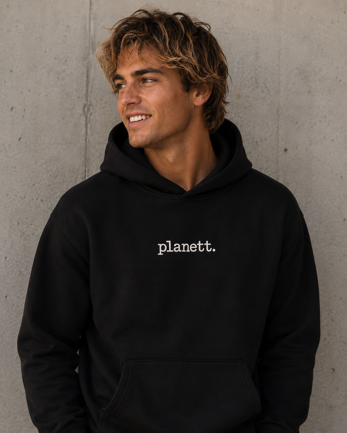 Black Oversized Adult Hoodie