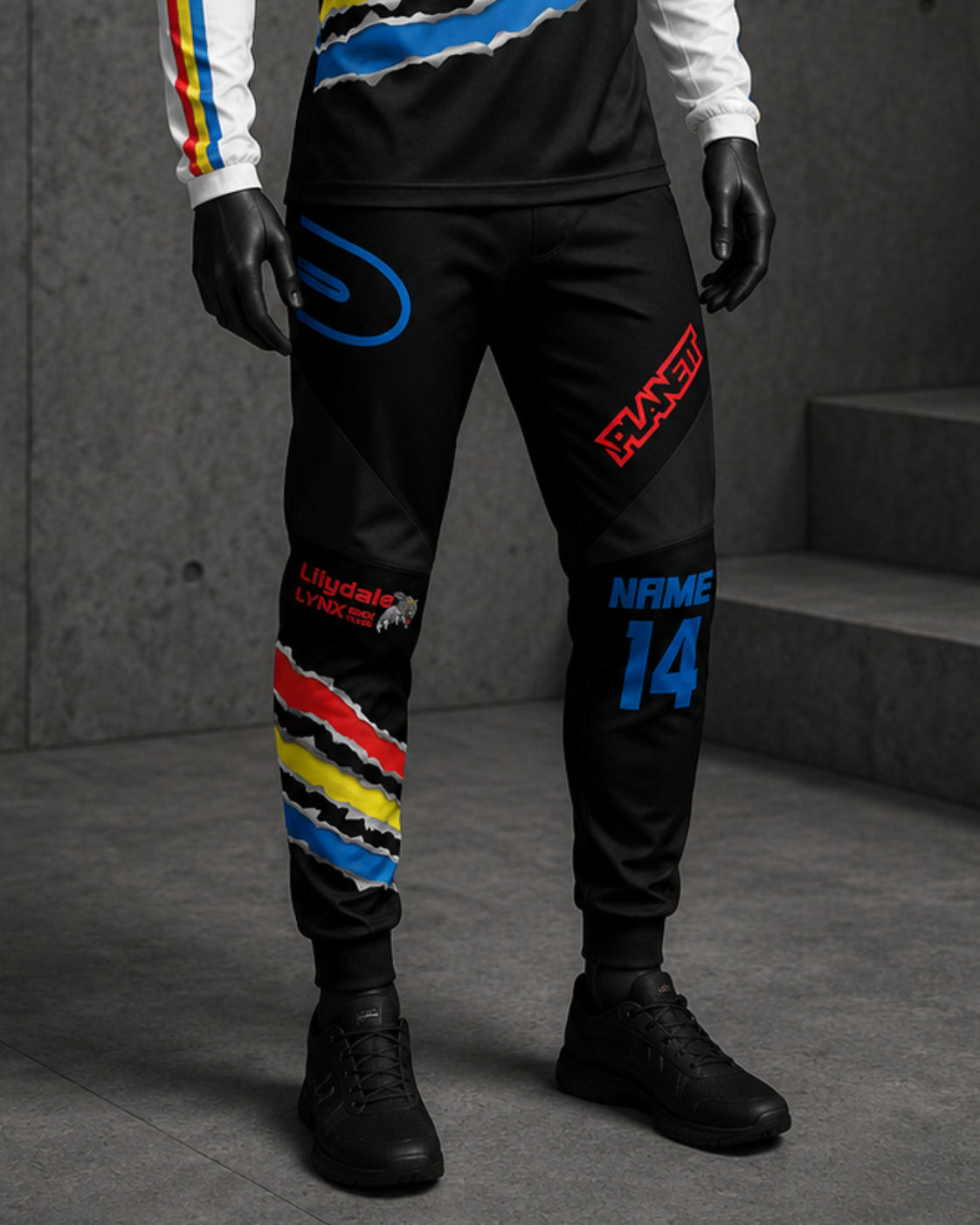 [2NDSKN] LBMX Black Pant